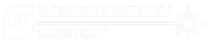 western sydney laser cut logo white
