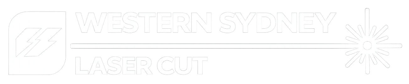 western sydney laser cut logo white